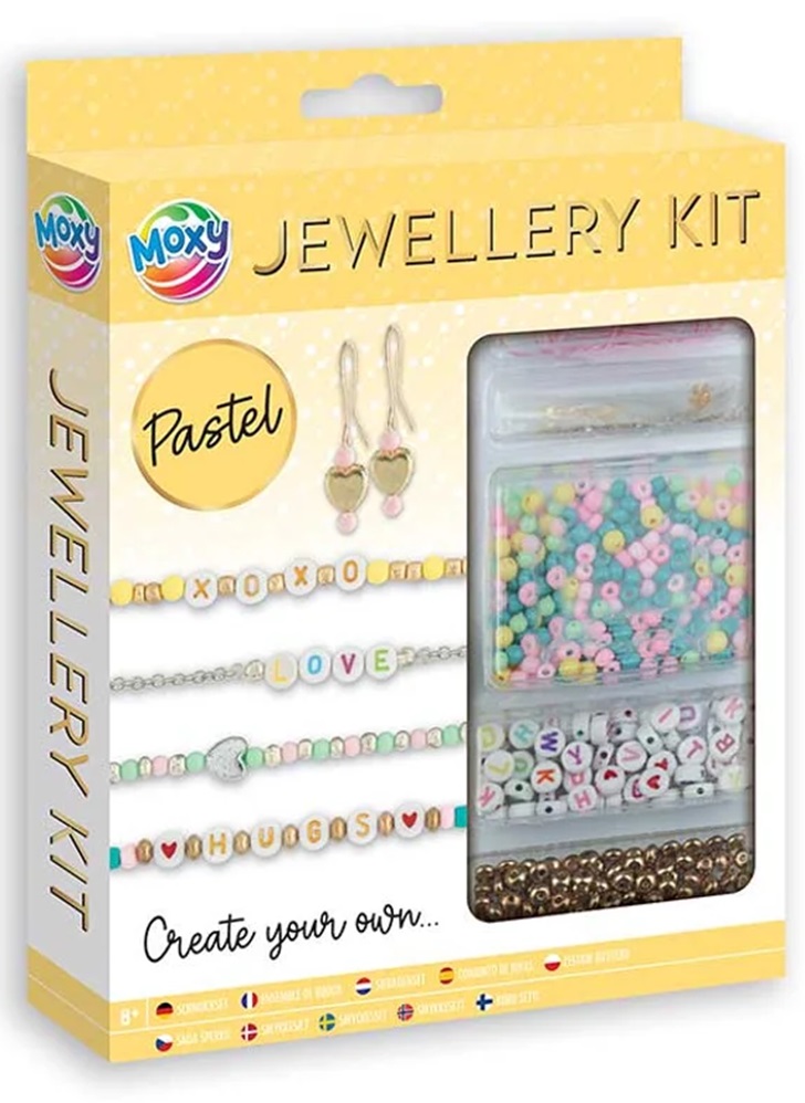 Kit creativ  pentru bijuterii Moxy - Galben