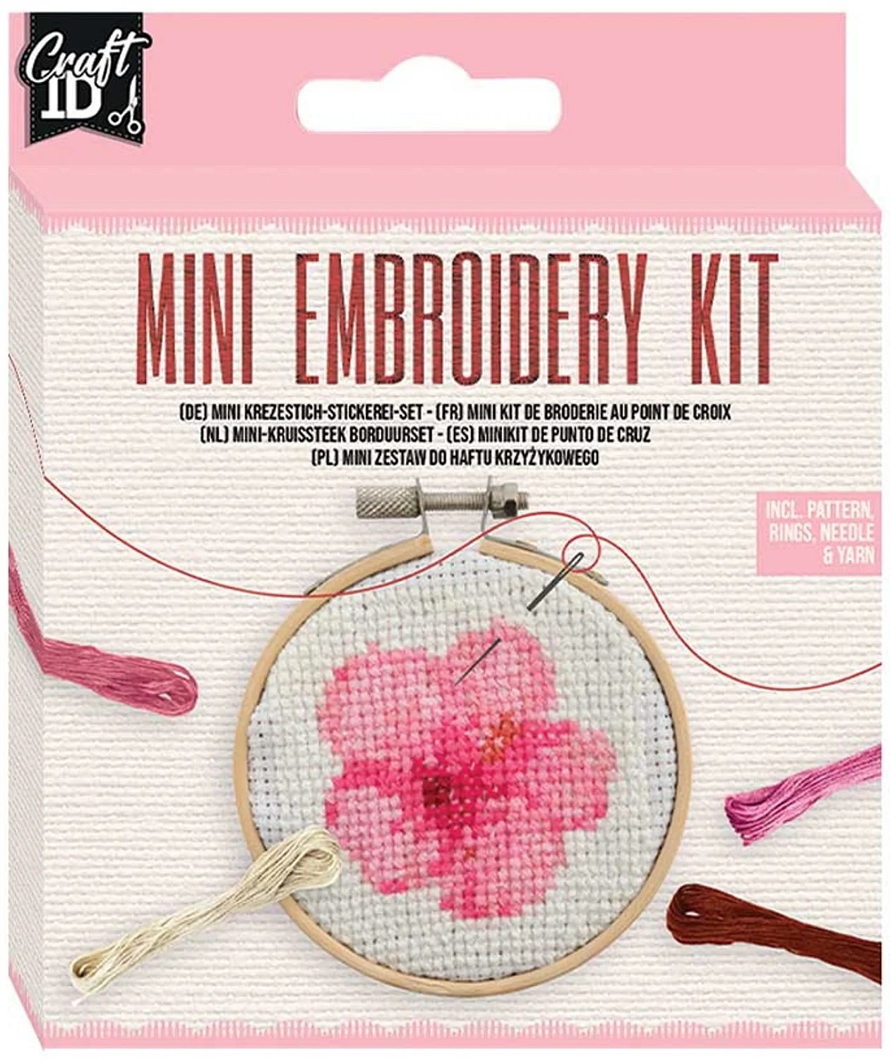 Kit de broderie creativă Grafix - Floare, 12.5 х 10 cm