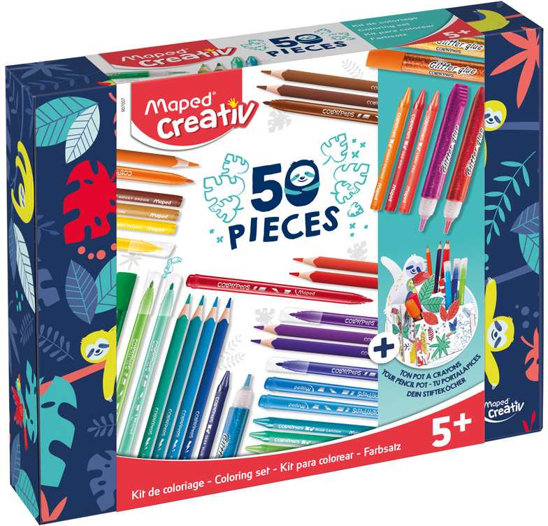 Set creativ de pictura Maped Creativ - 50 bucati
