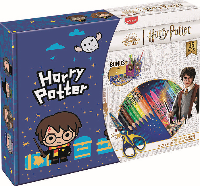 Set de pictura creativa Maped Harry Potter - 35 piese