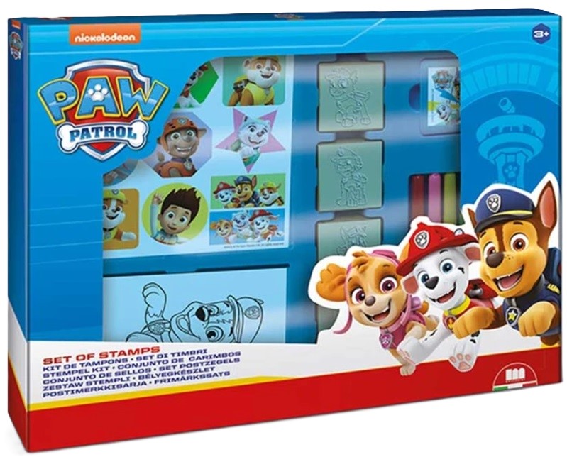 Kit creativ  pentru desen Multiprint Paw Patrol - Cu 4 stampile