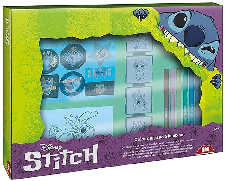 Kit creativ  pentru desen Multiprint Stitch - Cu 4 stampile