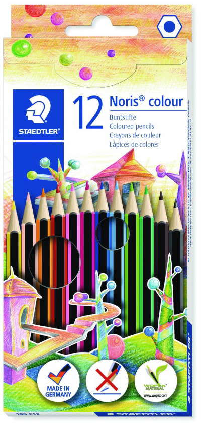 Creioane colorate Staedtler Noris Colour 185 - 12 culori