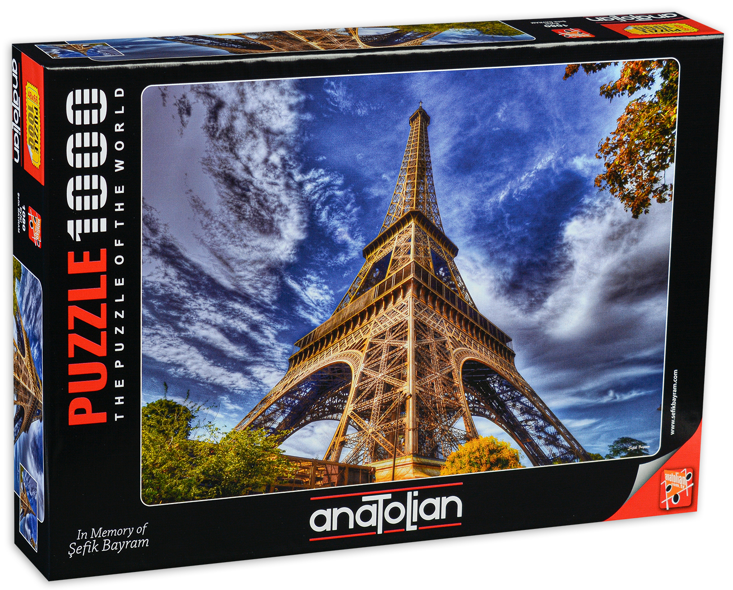 Puzzle Anatolian din 1000 de piese - Turnul Eiffel, Shtefik Bayram