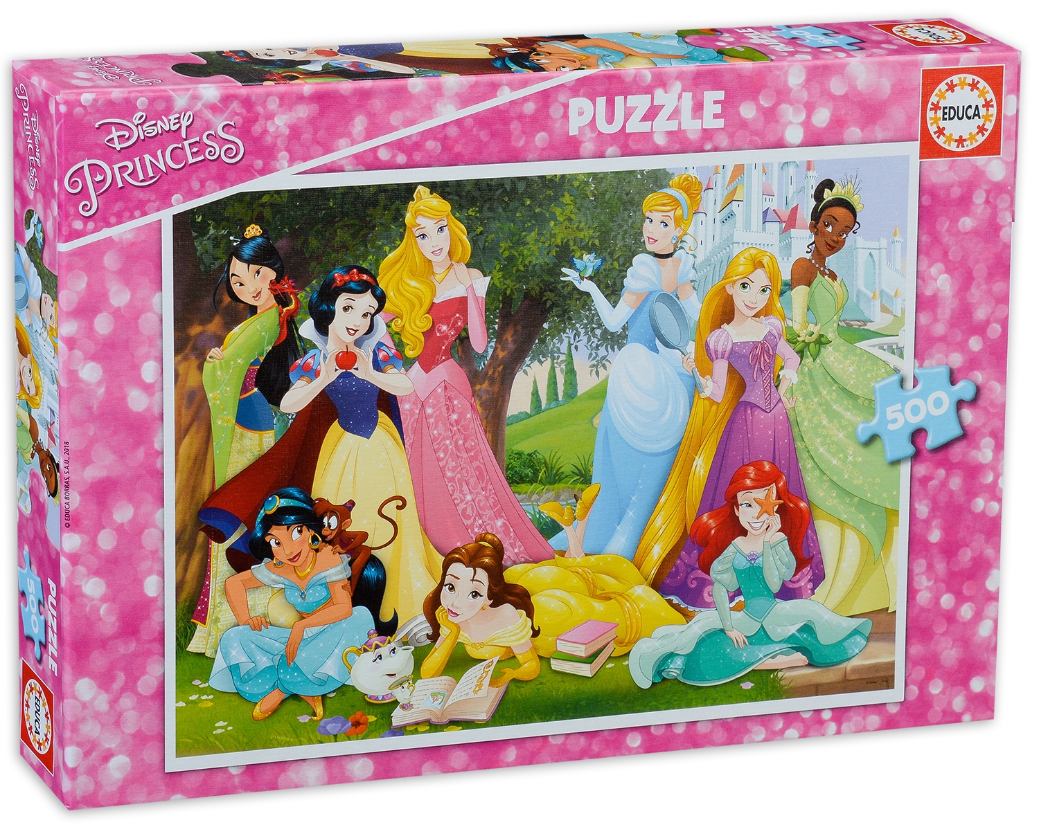 Puzzle Educa din 500 de piese - Disney Princes