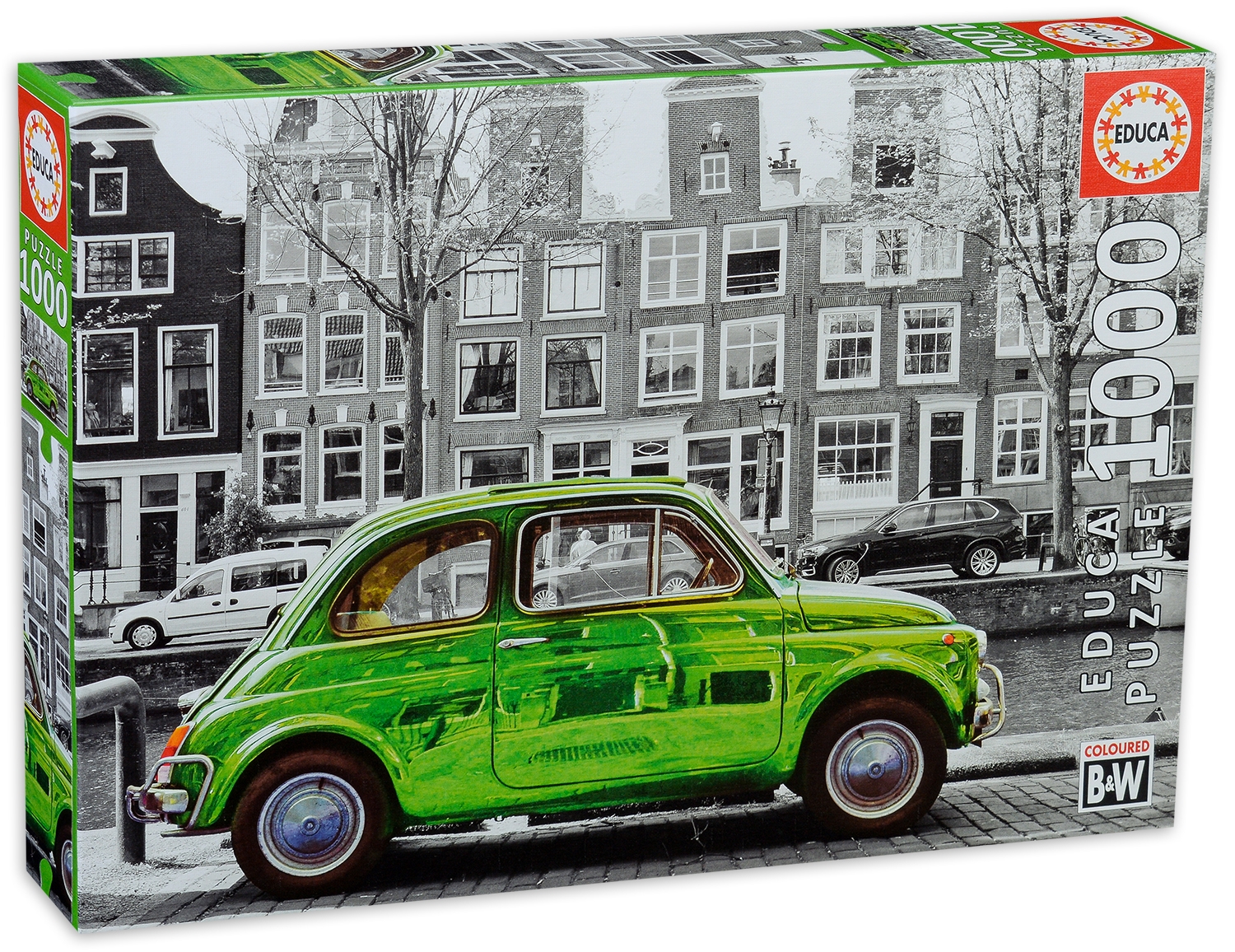 Puzzle Educa din 1000 de piese - Masina in Amsterdam