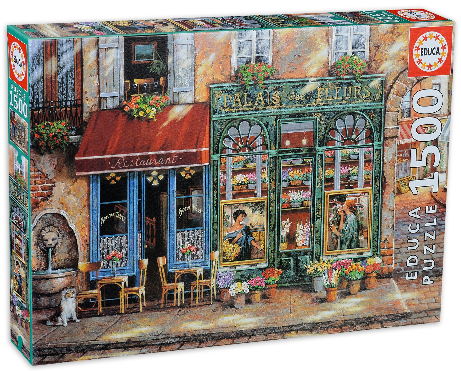 Puzzle Educa din 1500 de piese - Palatul florilor