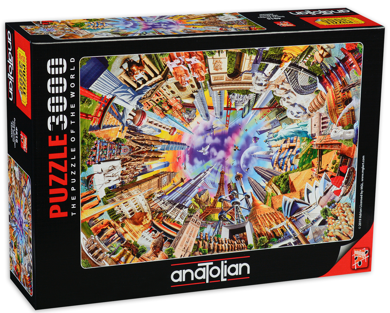 Puzzle Anatolian din 3000 de piese - Monumentele lumii