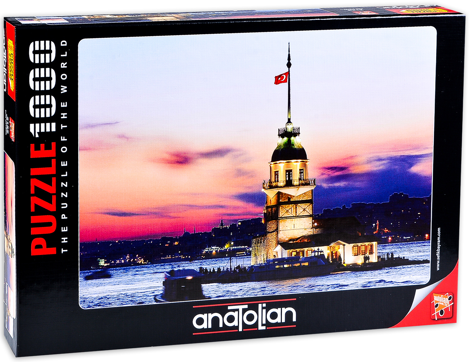 Puzzle Anatolian din 1000 de piese - Turnul Fecioarei Shtefik Bayram