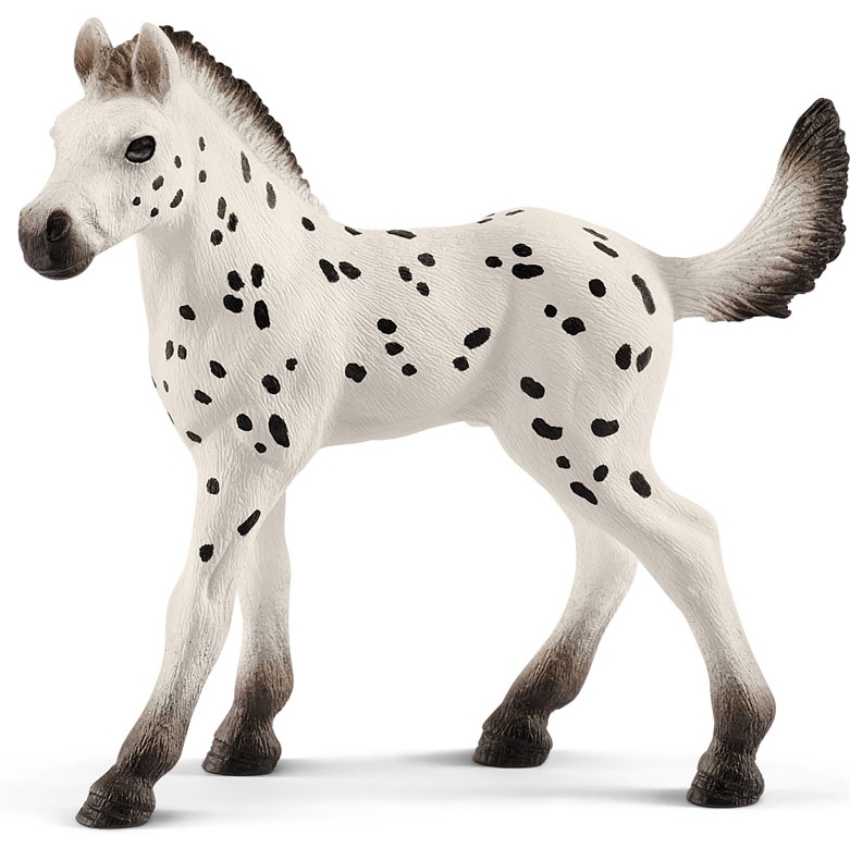 Figurina Schleich Horse Club - Cal knabstruper, alb