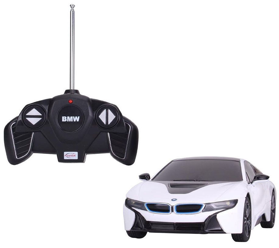 Masinuta cu telecomanda Rastar - BMW i8, 1:18, sortiment