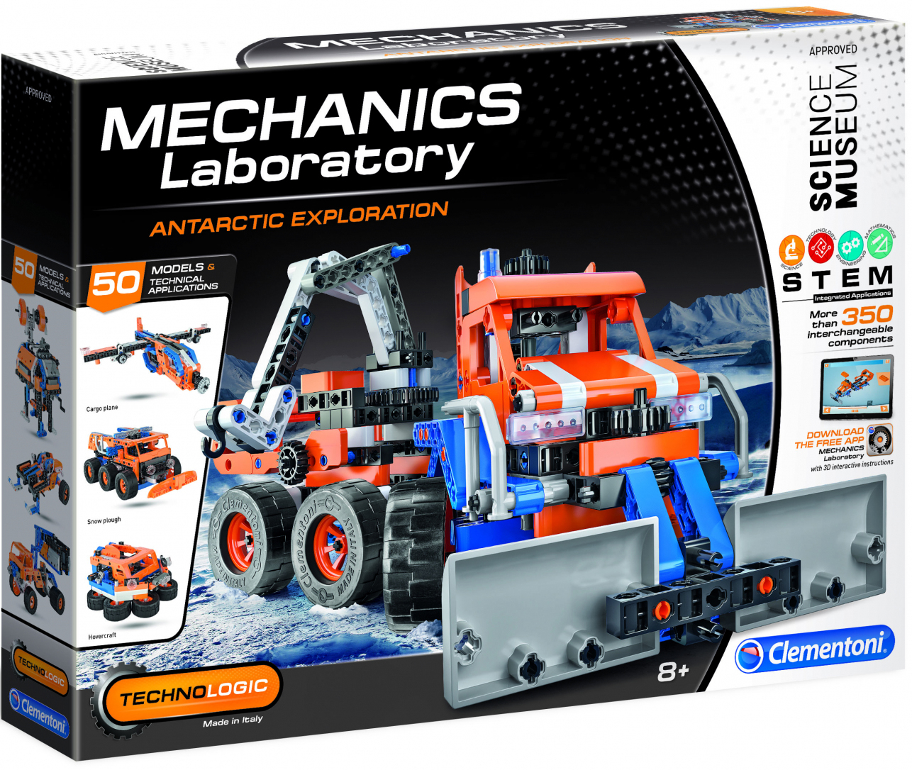 Constructor Clementoni Mechanics Laboratory -Antarctic exploration, 350 piese