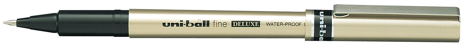 Roller Uniball Fine Deluxe – Negru, 0.7 mm