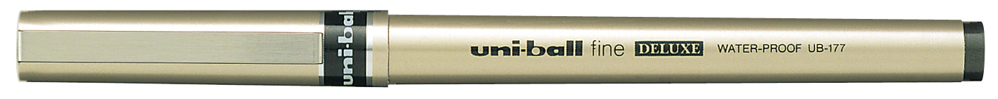 Roller Uniball Fine Deluxe – Albastru, 0.7 mm