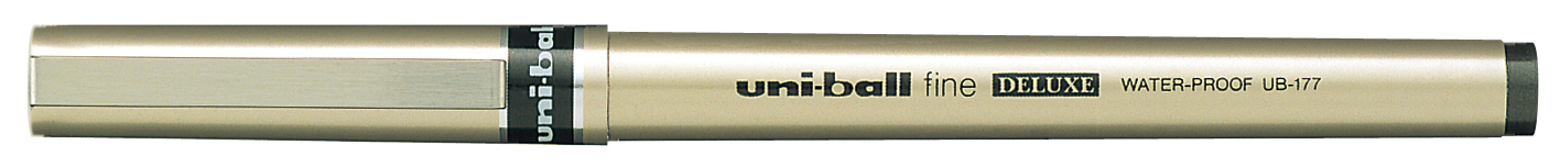 Roller Uniball Fine Deluxe – Verde, 0.7 mm