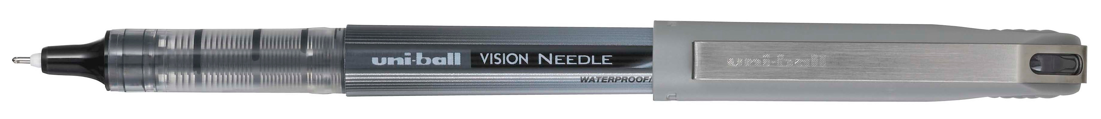 Roller Uniball Vision Needle Fine – Negru, 0.7 mm