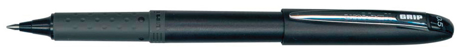 Roller Uniball Grip – Negru, 0,5 mm