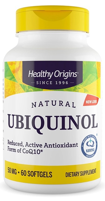 Ubiquinol, 50 mg, 60 capsule, Healthy Origins