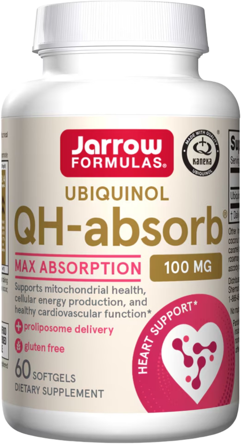Ubiquinol QH-absorb, 100 mg, 60 capsule, Jarrow Formulas