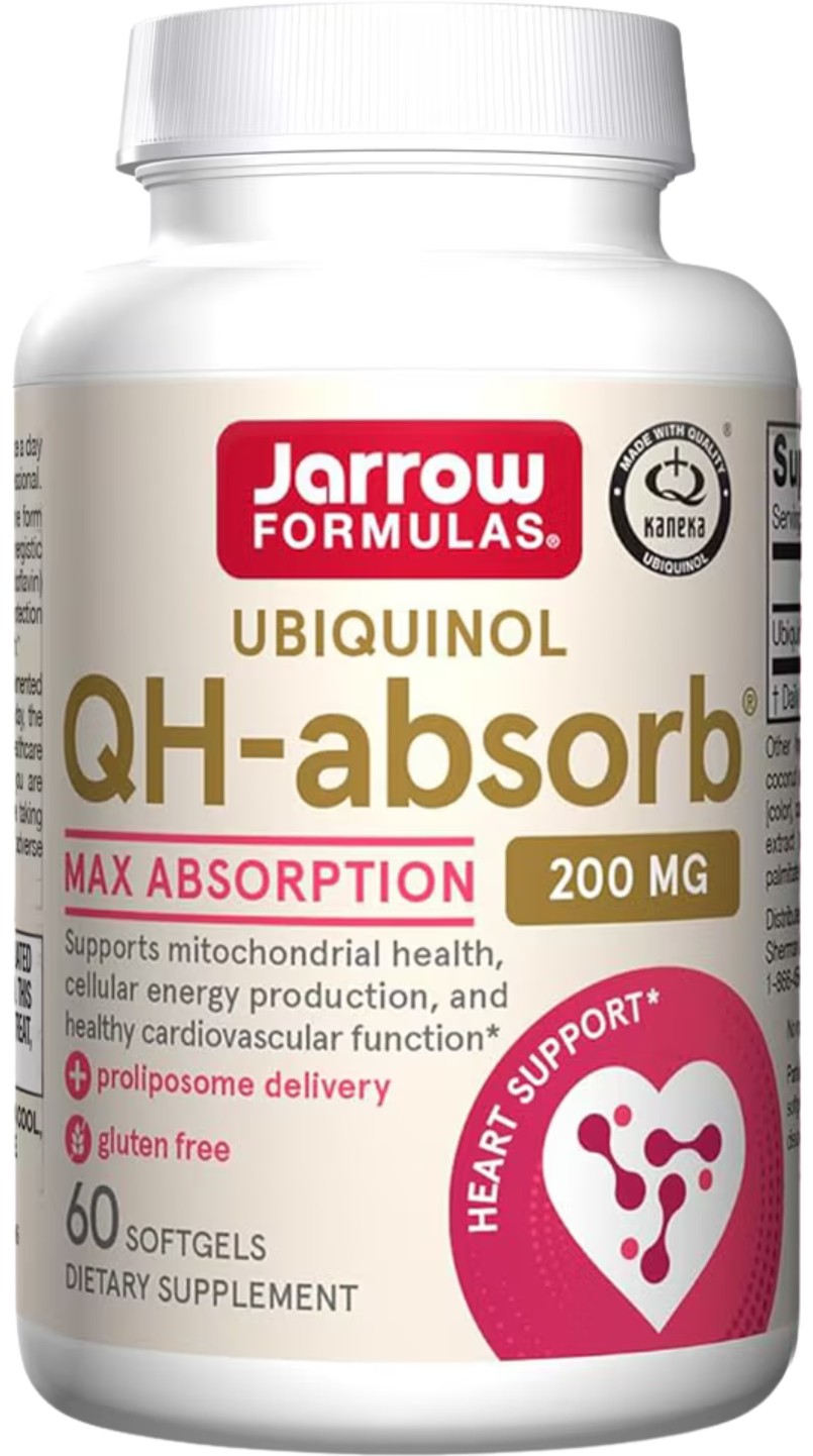 Ubiquinol QH-absorb, 200 mg, 60 capsule, Jarrow Formulas