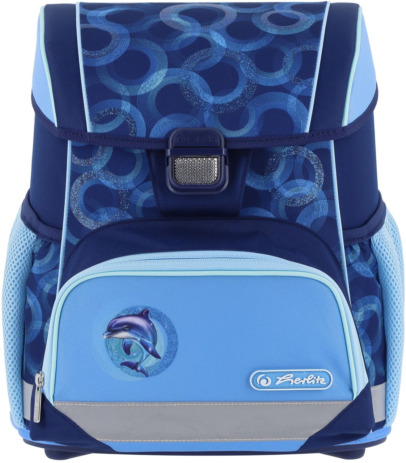 Ghiozdan școlar anatomic  Herlitz Loop - Dolphin Ride