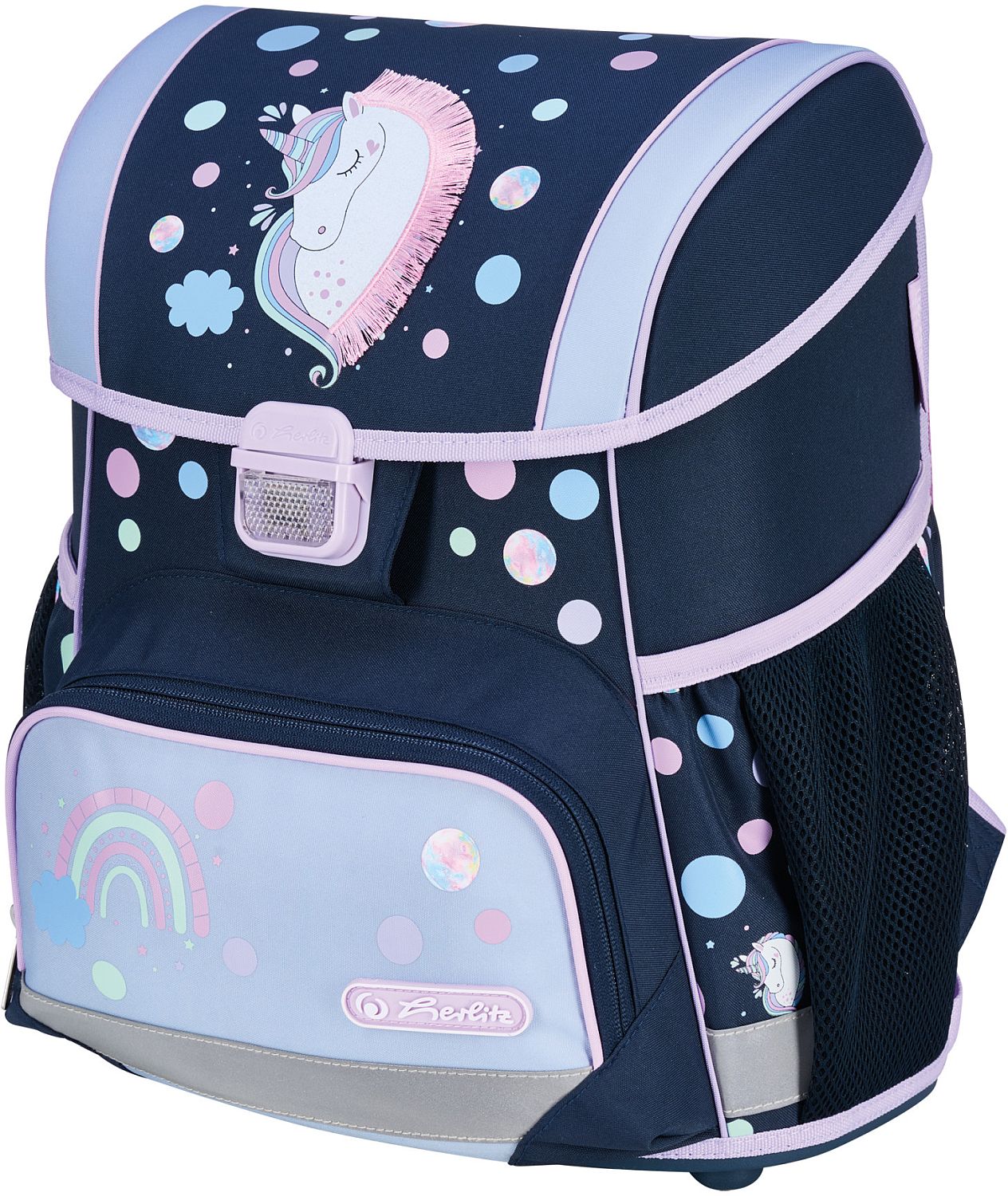 Rucsac școlar anatomic Herlitz Loop - Unicorn Dreams