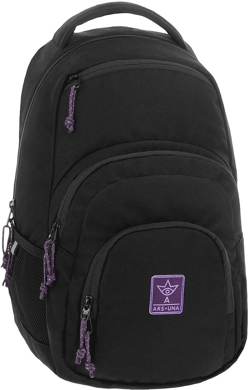 Ghiozdan școlar Ars Una AU-2 - Cordura Black And Violet