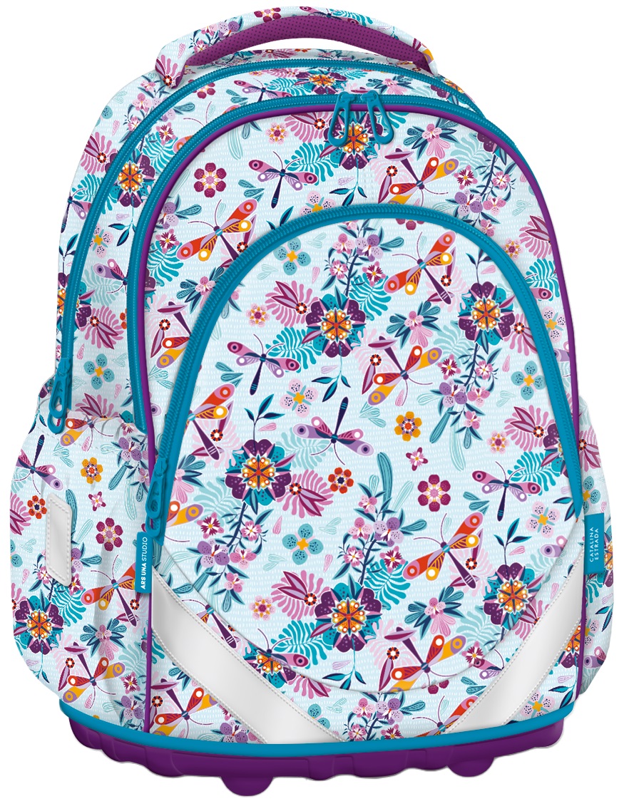 Rucsac de școală Ars Una Catalina Estrada - Anatomy M, Dragonfly, 23 l