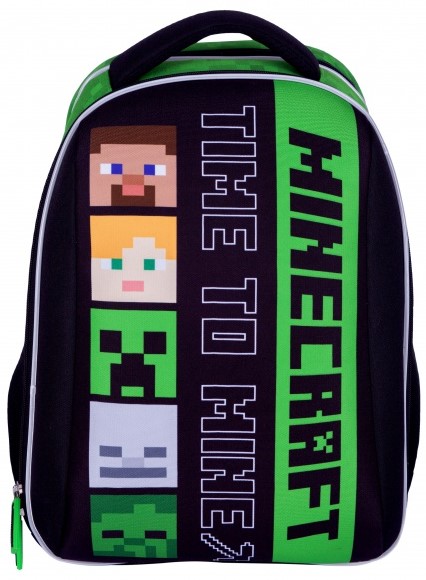 Ghiozdan școlar Astra Minecraft - Alex și Steve