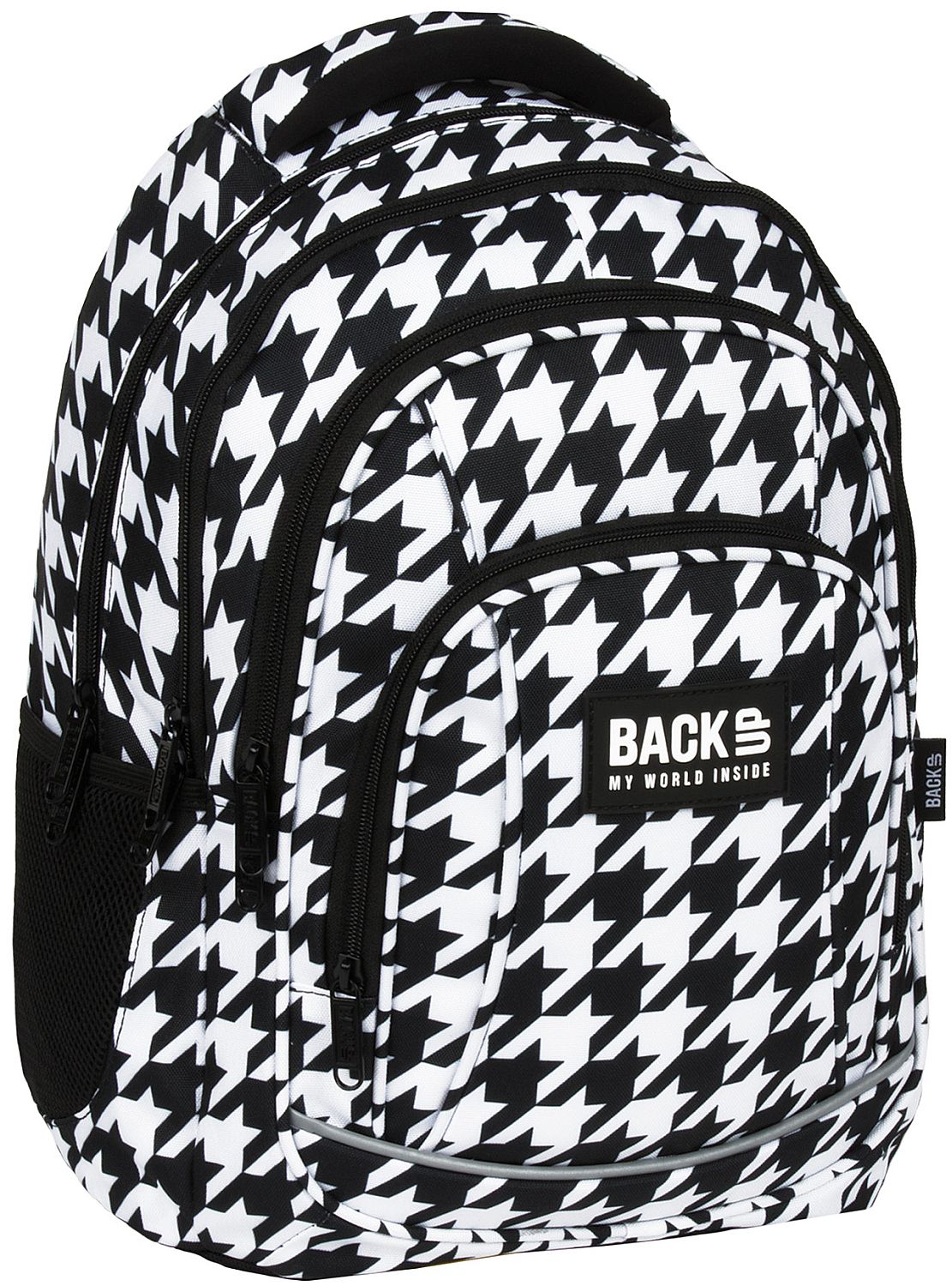Ghiozdan școlar Back Up A - Stylish, cu 4 compartimente