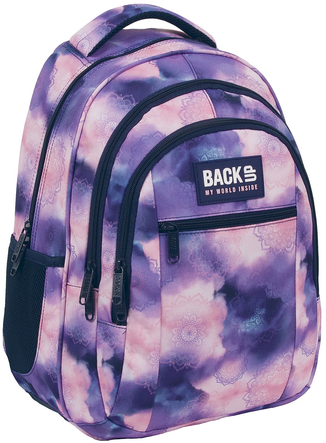 Ghiozdan școlar Back Up O - Mandals,cu 3 compartimente
