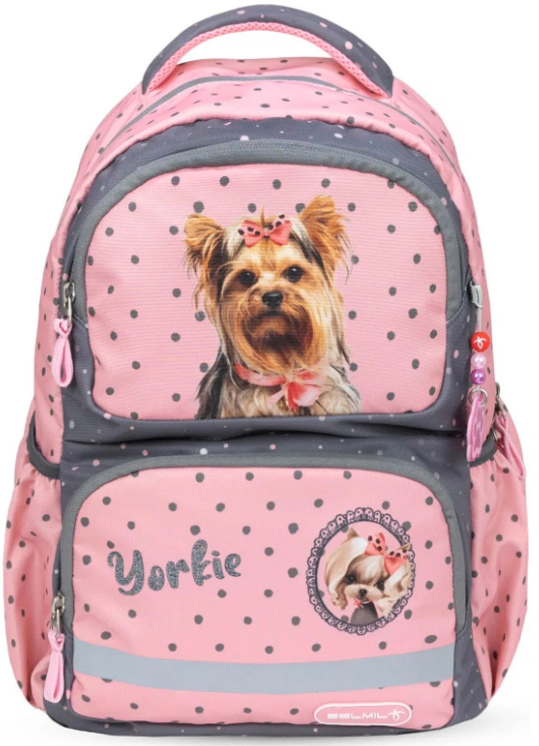 Ghiozdan școlar Belmil - Glam Yorkie, 1 compartiment
