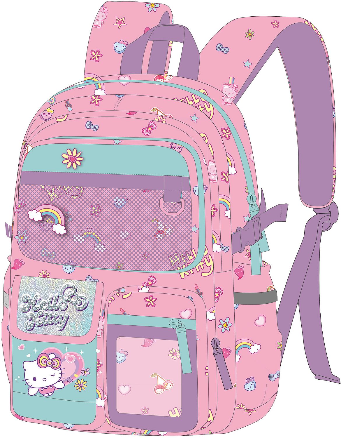 Ghiozdan școlar Cool Pack Sully - Hello Kitty