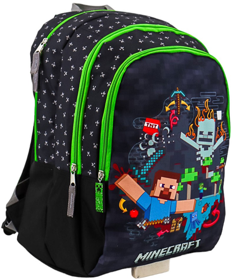Ghiozdan școalăr  CYP Brands - Minecraft All Budies