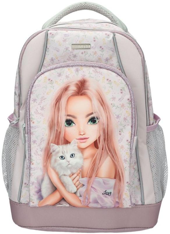 Ghiozdan școlar Depesche TopModel Blooming Kitty - Cu 2 compartimente