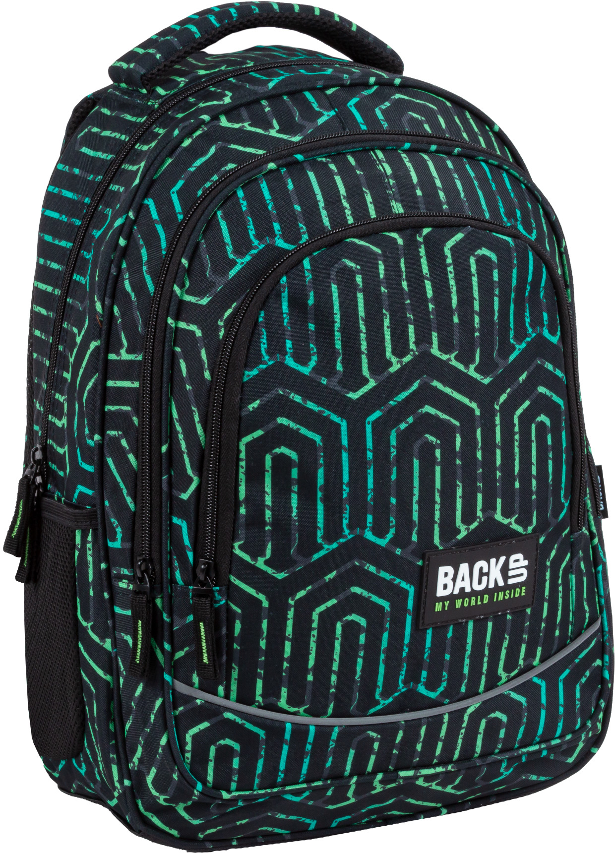 Rucsac scolar Derform BackUp - Antique Green