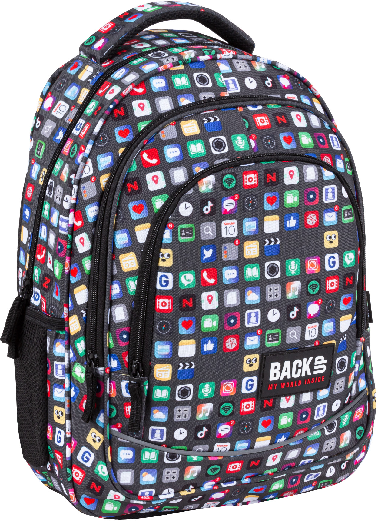 Rucsac școlar Derform BackUp - Icons