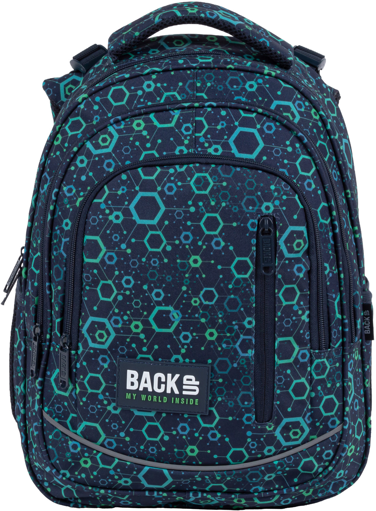 Rucsac scolar Derform BackUp - Molecules