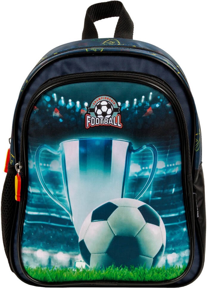 Ghiozdan pentru gradiniță Derform Football 18 - Cu un compartiment