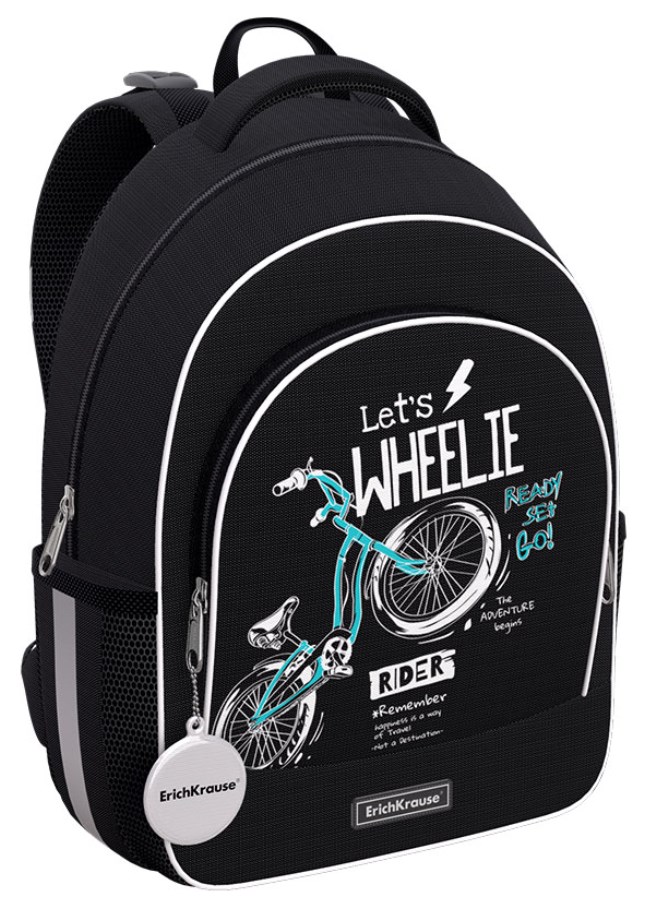 Erich Krause ErgoLine Rucsac pentru școală Erich Krause ErgoLine School Backpack - Bicycle Rider, 15 l