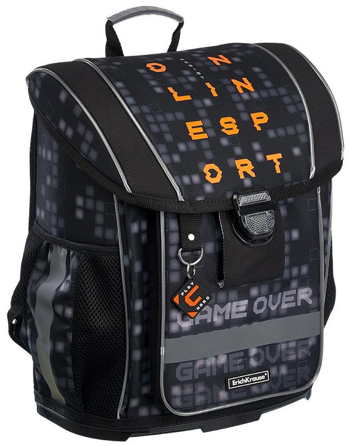 Ghiozdan Erich Krause ErgoLine - Game Over, fund dur, 16 l