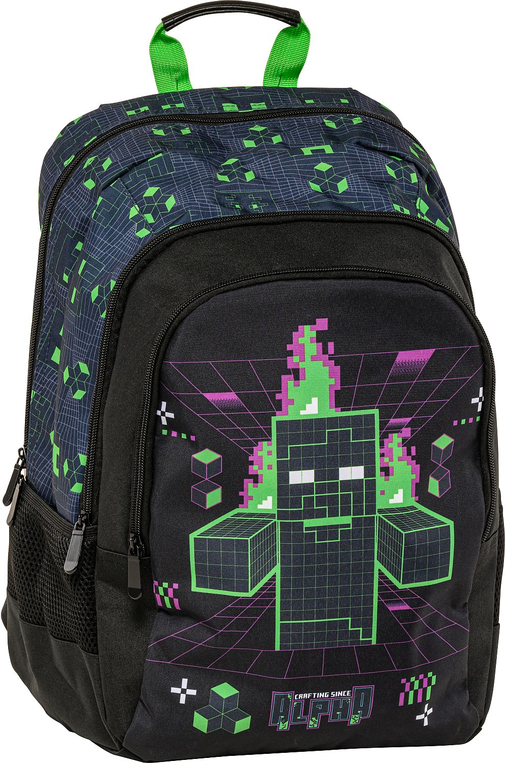 Rucsac școlar Graffiti Minecraft - Matrix, cu penar