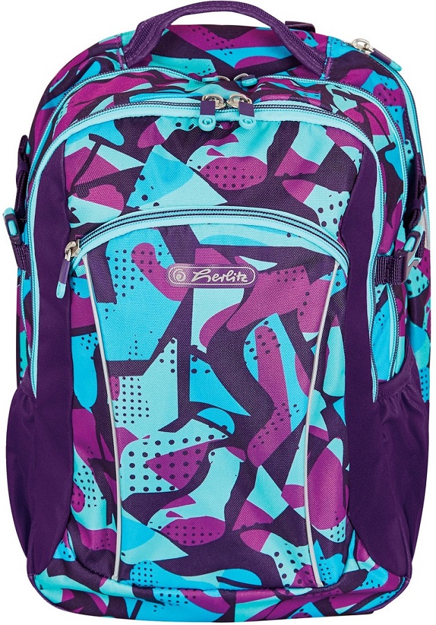 Ghiozdan școlar Herlitz Ultimate - Camo Purple
