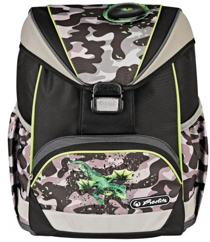 Ghiozdan școlar Herlitz UltraLight - Camo Dragon