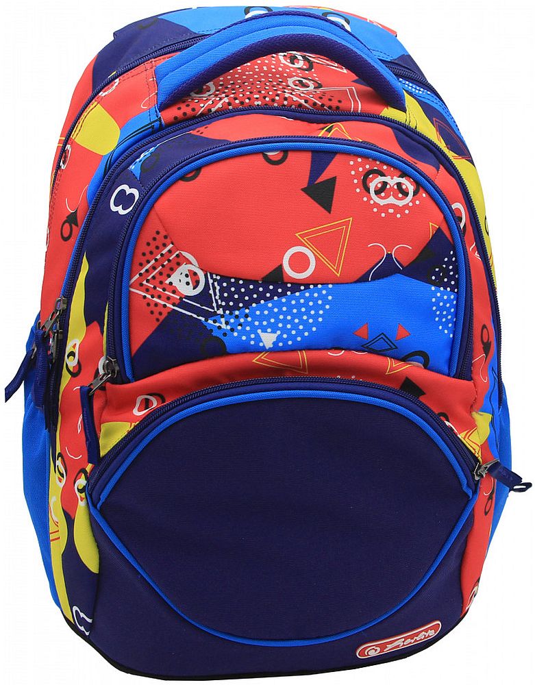 Rucsac școlar Herlitz Zipper Cube - Patterns