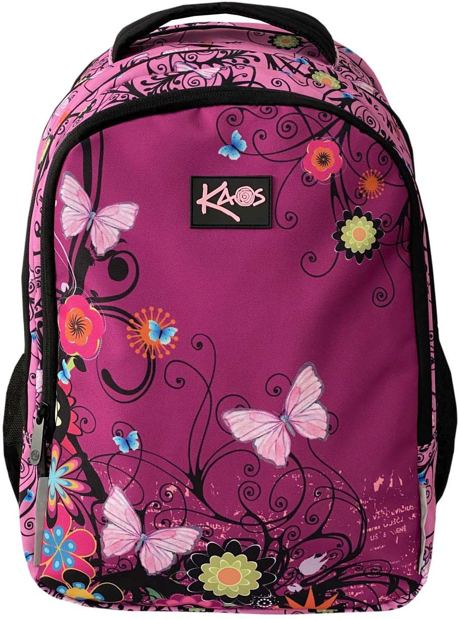 Rucsac școlar Kaos 2 în 1 - Spring Star, cu 4 compartimente