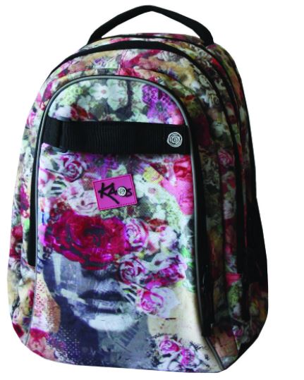 Rucsac școlar Kaos 2 în 1 - Dune, cu 4 compartimente