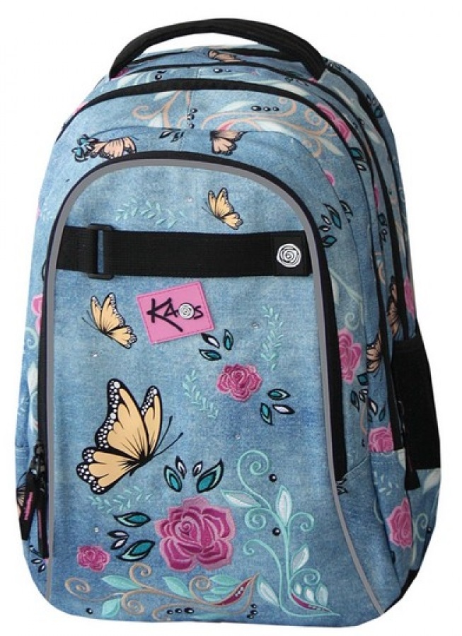 Rucsac școlar Kaos 2 în 1 - Piase, cu 4 compartimente