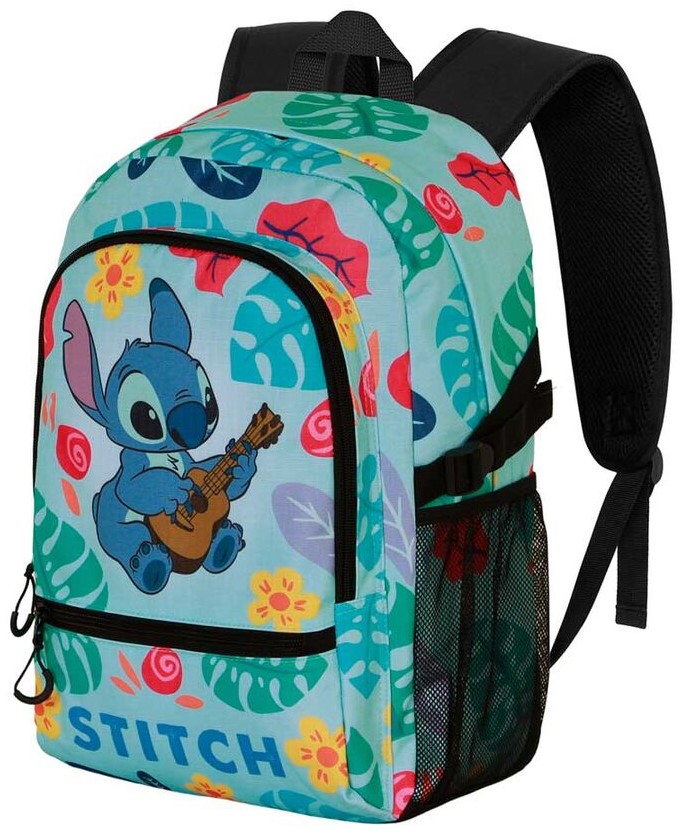 Rucsac școlar Karactermania Lilo & Stitch - Guitar, cu buzunare laterale