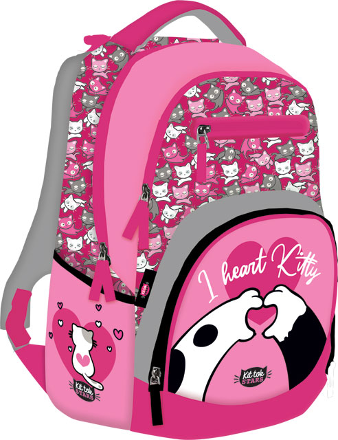 Ghiozdan școalăr  Lizzy Card KitTok Heart Kitty - Active +